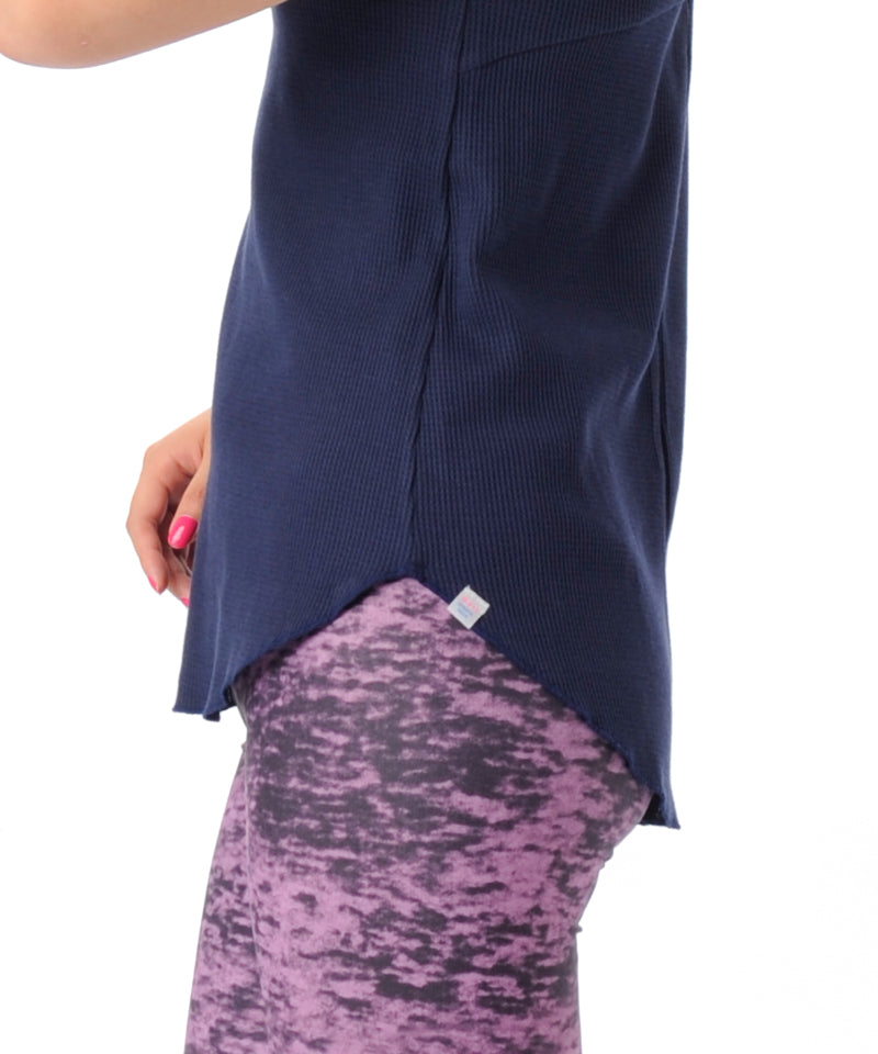 【シワ有り】 【0080】タンクトップ フィットネスウェア GA-C524TT G-FIT ジーフィット Lサイズ ネイビー アウトレット