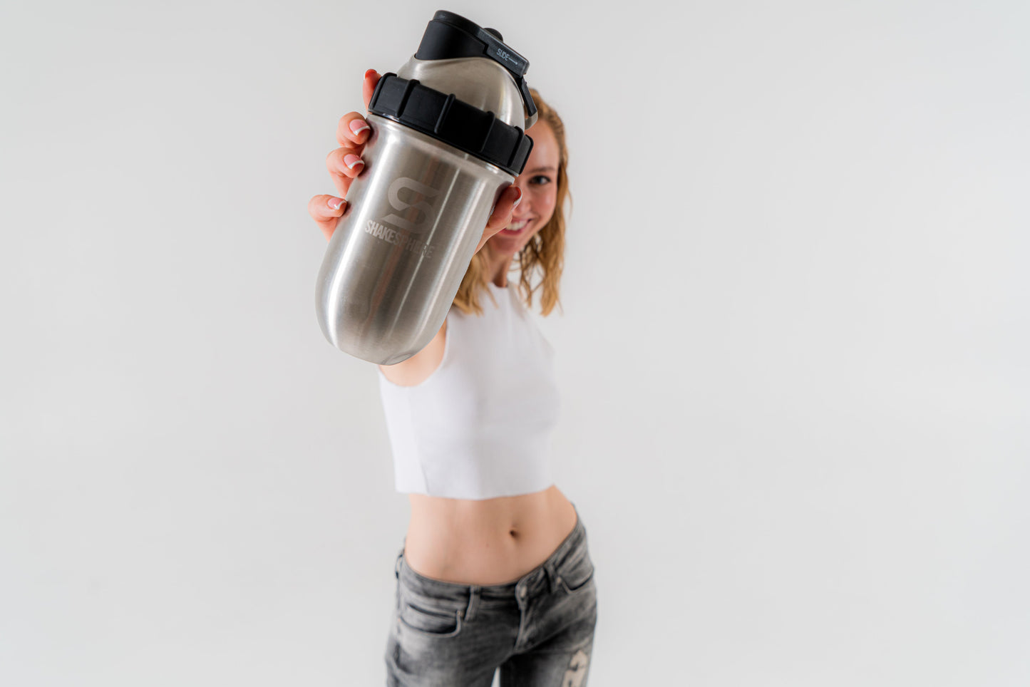 ShakeSpher プロテインシェイカーボトル 700ml タンブラー ダブルウォール スチール