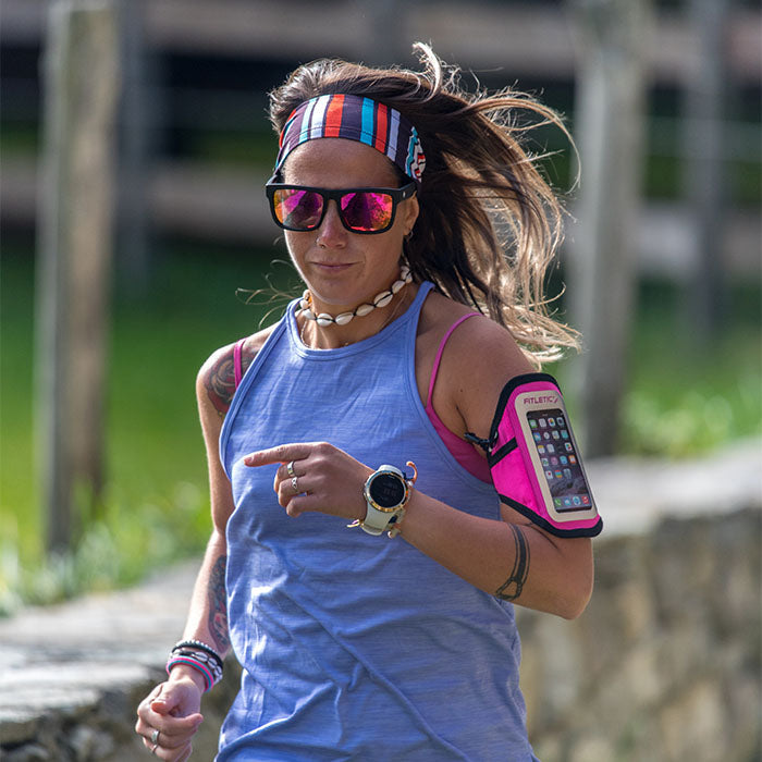 FITLETIC Surge サージ ブラック ランニング用アームバンド ブラック