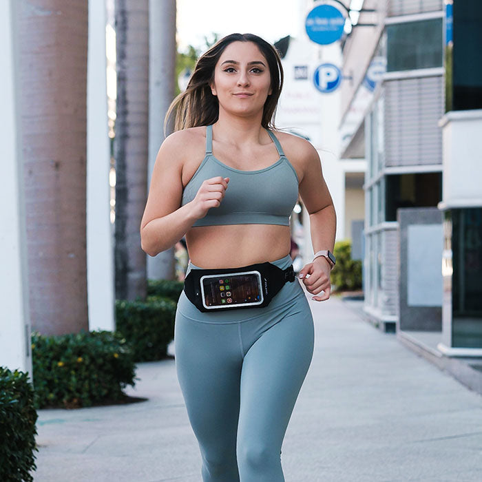 FITLETIC Swipe クリアウィンドウ付き ランニングポーチ