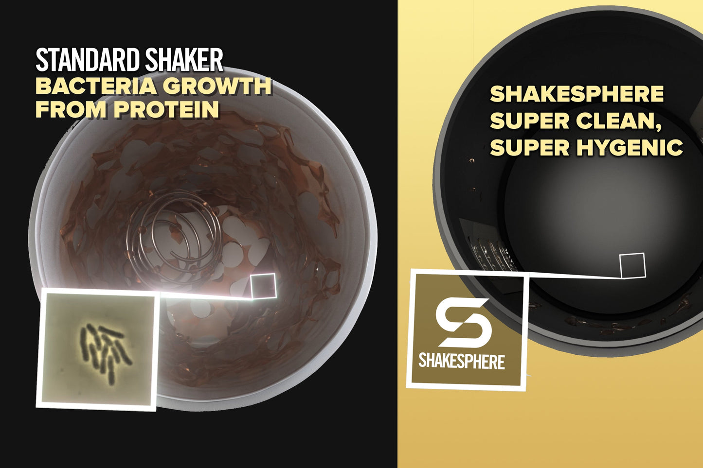 ShakeSphere プロテインシェイカーボトル 700ml タンブラービュー