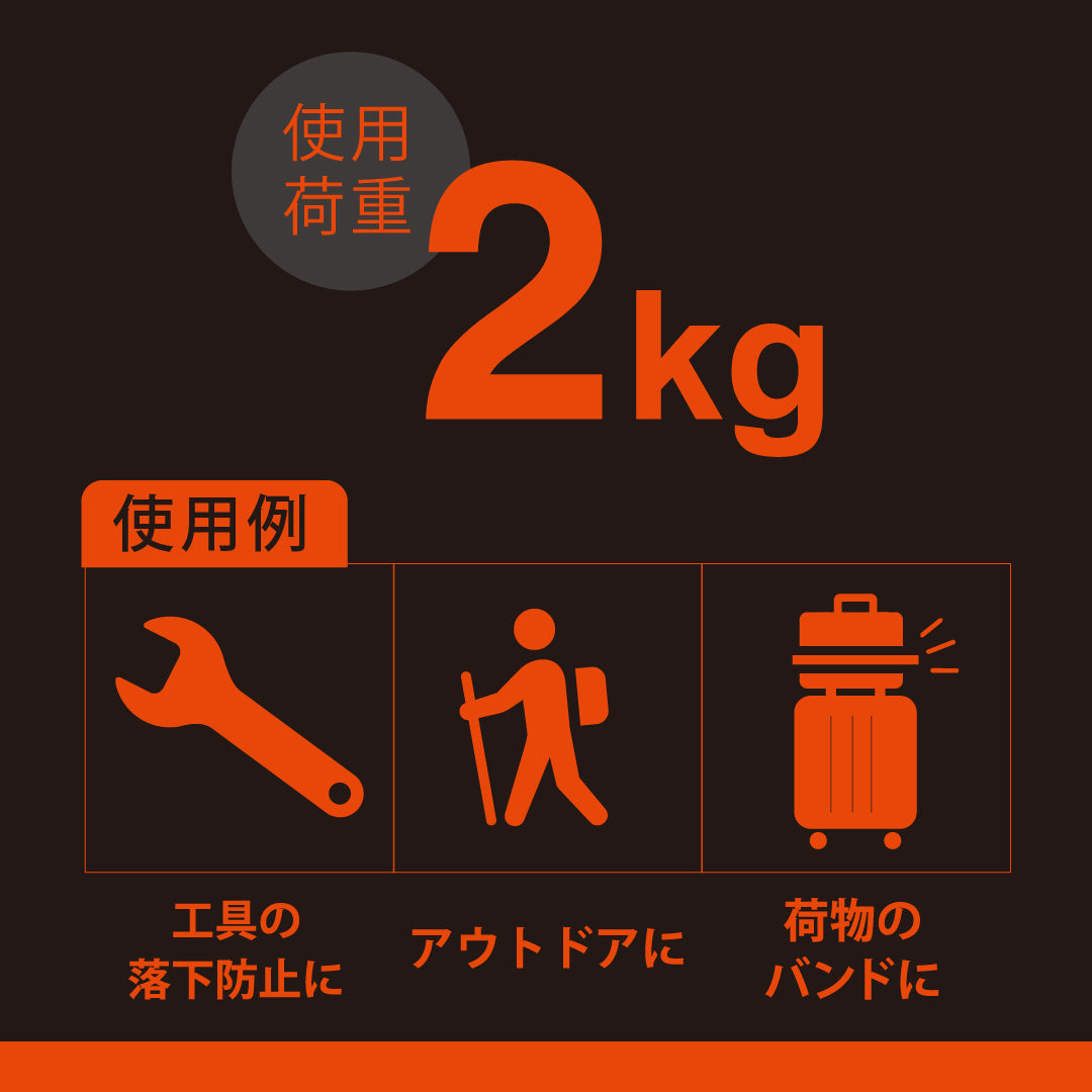 CATERPY 安全コード使用荷重2kg