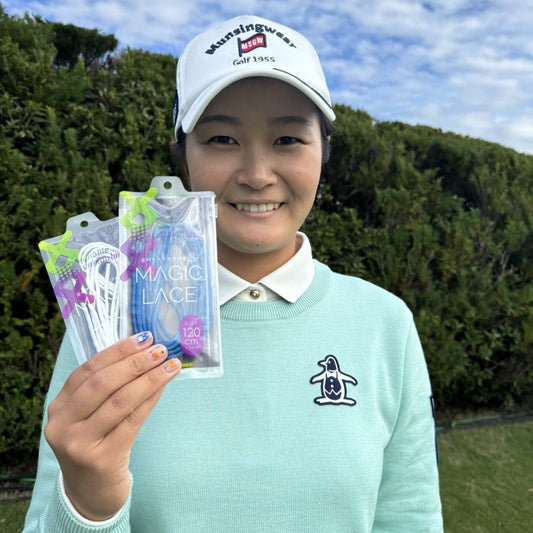 【神谷そら選手も愛用中】伸縮率の異なる靴ヒモが生むパフォーマンスアップ MAGICLACE マジックレース