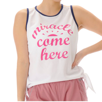 【シワ有り】 【0100】タンクトップ フィットネスウェア OR-C002TT G-FIT ジーフィット Lサイズ ホワイト アウトレット