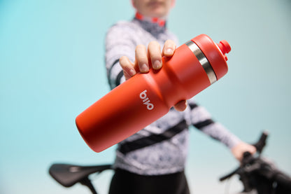 重力による優れた飲み心地 Bivo Trio 620ml 真空二重構造 ボトル（10色展開）