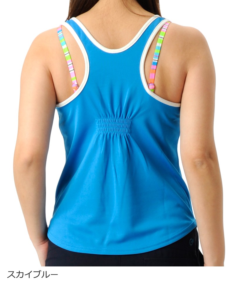 シワ有り】 【0067】プリント タンクトップ フィットネスウェア OM