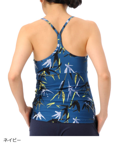【シワ有り】【0206】キャミトップ  ヨガウェア RS-L377T RealStone  リアルストーン Mサイズ ネイビー アウトレット