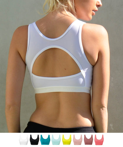 【シミ有り】【0291】Rainbow inner H サポート ブラトップ フィットネスウェア GF-I049T(G-FIT) ジーフィット M/ABサイズ ホワイト アウトレット