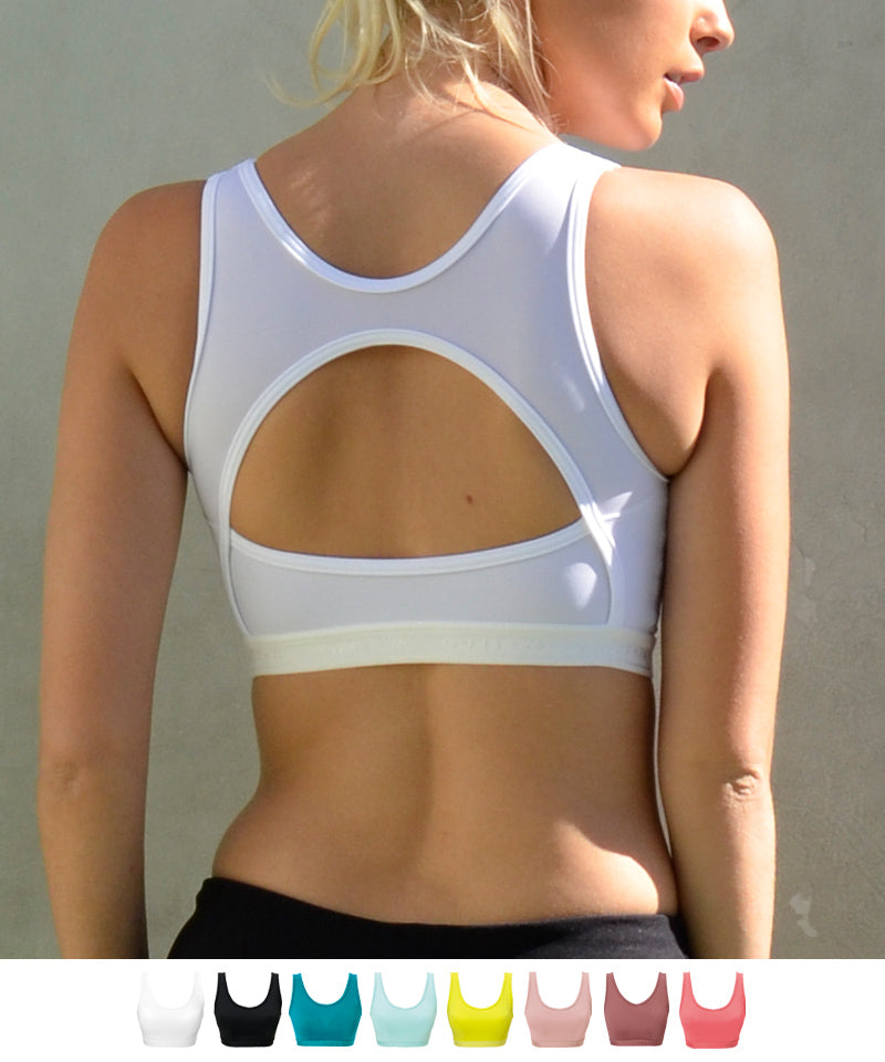 【シワ有り】【0288】Rainbow inner H サポート ブラトップ フィットネスウェア GF-I049T(G-FIT) ジーフィット M/ABサイズ ホワイト アウトレット