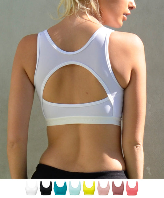 【シワ有り】【0288】Rainbow inner H サポート ブラトップ フィットネスウェア GF-I049T(G-FIT) ジーフィット M/ABサイズ ホワイト アウトレット