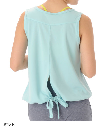 【シワ有り】 【0073】タンクトップ フィットネスウェア OM-C981TT G-FIT ジーフィット Mサイズ ミント アウトレット