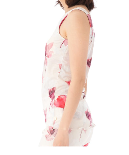 【シワ有り】【0202】フィットタンク  ヨガウェア RS-C394TT RealStone  リアルストーン Lサイズ アイボリー アウトレット