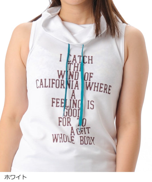 【シワ有り】 【0095】ハイネック タンクトップ フィットネスウェア OM-C904TT G-FIT ジーフィット Mサイズ ホワイト アウトレット