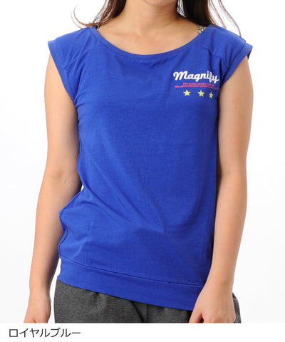 【シミ有り】【0169】タンクトップ フィットネスウェア OM-C833TT G-FIT ジーフィット Ｌサイズ ロイヤルブルー アウトレット