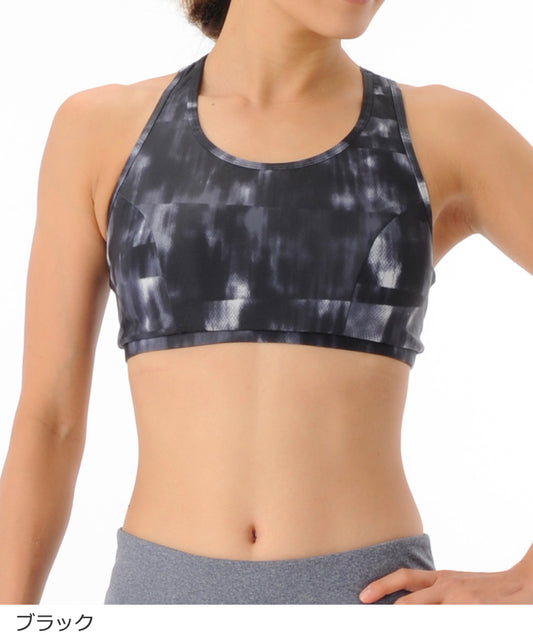 【シワ有り】【0237】Yバックトップ フィットネスウェア GA-I068T G-FIT ジーフィット Lサイズ ブラック アウトレット