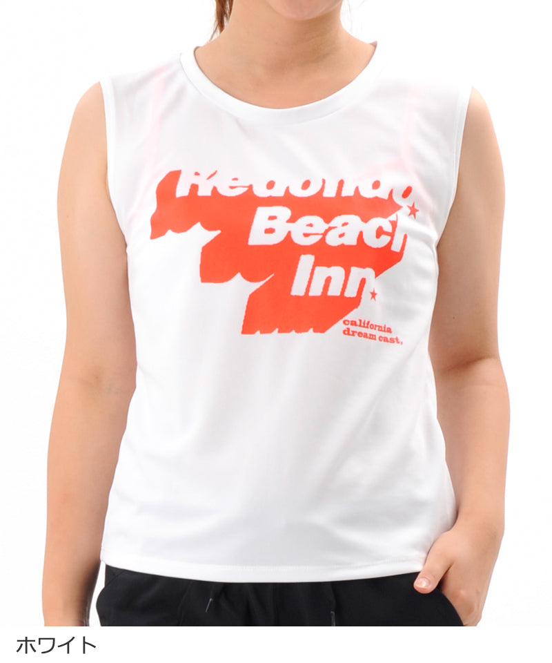 【シワ有り】 【0066】タンクトップ フィットネスウェア OM-C962TT G-FIT ジーフィット Lサイズ ホワイト アウトレット