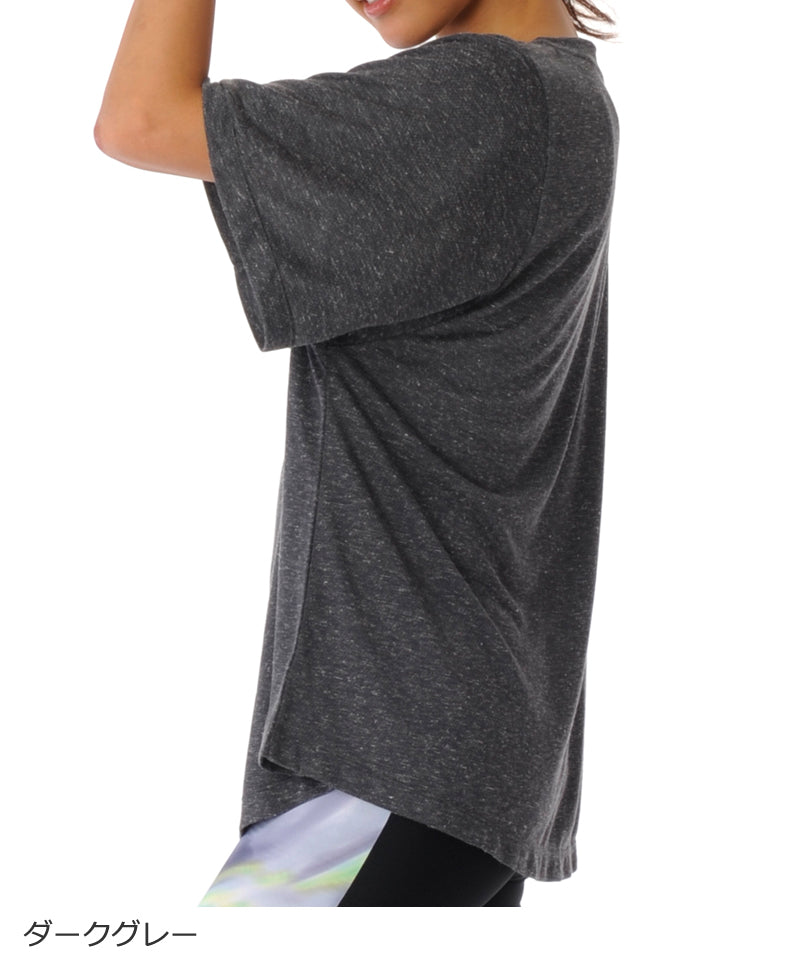 【シワ有り】【0310】Tシャツ フィットネスウェア GA-C612TS G-FIT ジーフィット Mサイズ ダークグレー アウトレット