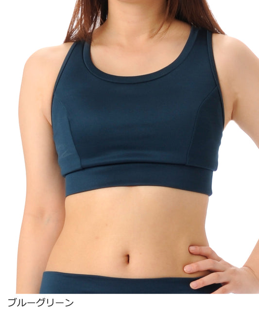 【シミ有り】 【0107】Ripe shell アクティブトップ フィットネスウェア GF-L983T G-FIT ジーフィット Lサイズ グリーン アウトレット