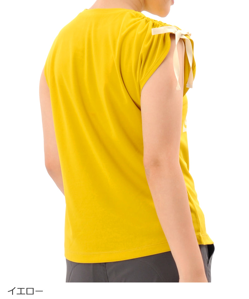 【シワ有り】 【0068】デザインタンク フィットネスウェア OM-C958TT G-FIT ジーフィット Lサイズ イエロー アウトレット