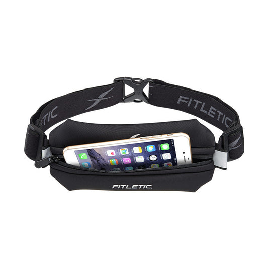 FITLETIC Neo I ネオ1  ブラック／レッド   ランニング用 定番シングルポーチ