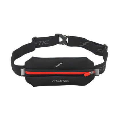 FITLETIC Neo I ネオ1  ブラック／レッド   ランニング用 定番シングルポーチ