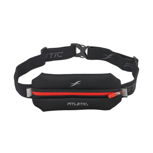 FITLETIC Neo I ネオ1  ブラック／レッド   ランニング用 定番シングルポーチ