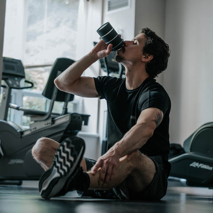 ShakeSphere プロテインパウダー スタッカブルストレージ コンテイナー85g 3オンス  シアンブルー