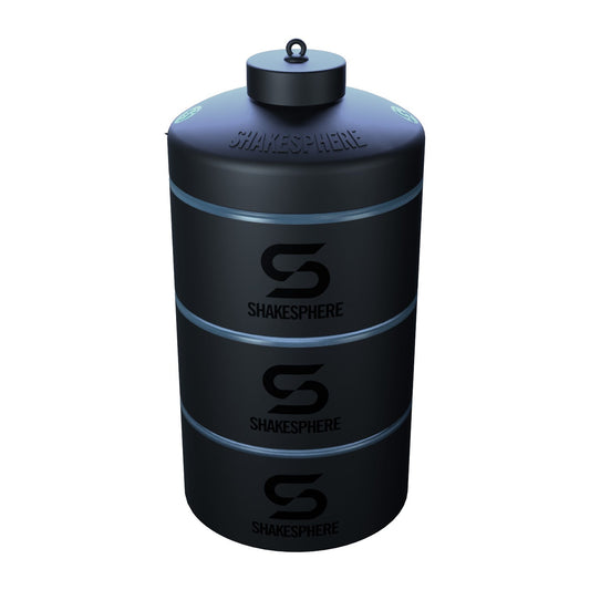 ShakeSphere プロテインパウダー スタッカブルストレージ コンテイナー85g 3オンス  シアンブルー