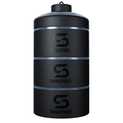 ShakeSphere プロテインパウダー スタッカブルストレージ コンテイナー85g 3オンス  シアンブルー